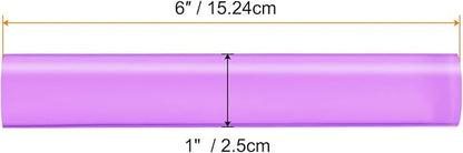 HARFINGTON Acrylic Clay Roller 6 Inch x 1 Inch Solid Non-Stick Plastic Round - Image 2