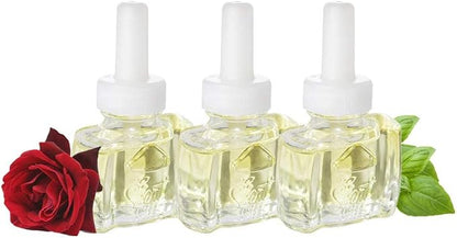 Scent Fill 100% Natural Sweet Rose & Basil Plug in Air Freshener, Scented Oil - Image 5