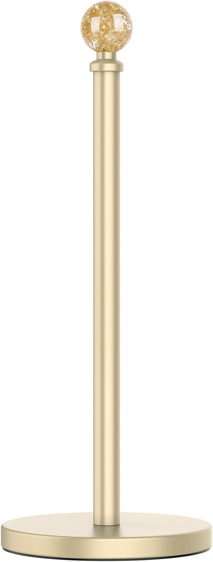 Gold Paper Towel Holder Countertop, Unique Gold Ball Decor, Brass Paper Towel - Image 10