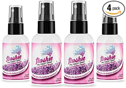 Flushie Pre-Toilet Spray for Poop Travel Size Toiletries Bathroom Deodorizer by FlushiePre-ToiletSpray