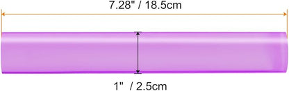 HARFINGTON Acrylic Clay Roller 7.28 Inch x 1 Inch Solid Non-Stick Plastic Round - Image 2