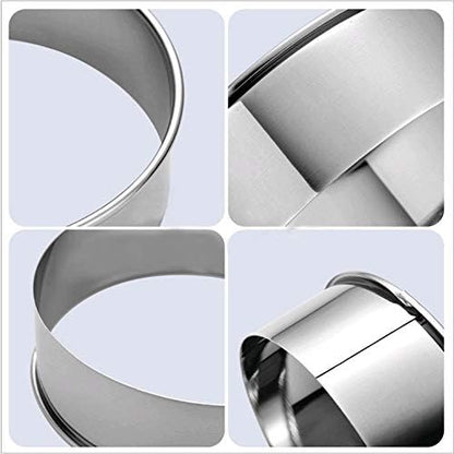 Cookie Cutters - Biscuit Cutters/Stainless Steel Dumpling Cutters/Cake Pastry - Image 3