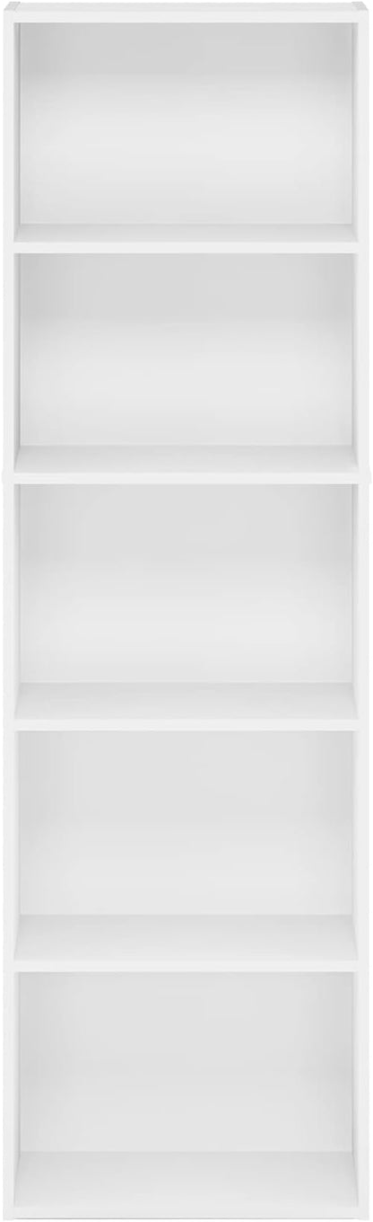 Furinno LUDER Book Shelf, 5-Tier Bookshelf, Bookcase - Image 8