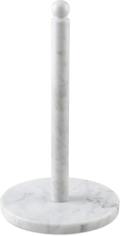 Koville Italian Marble Paper Towel Holder Countertop, Carrara Stone Paper Towel by Koville