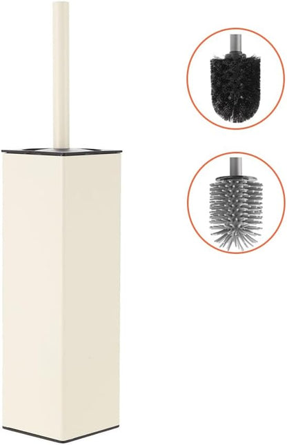 BGL Standing Toilet Brush and Holder Matte White Aluminium Toilet Bowl Cleaner - Image 7