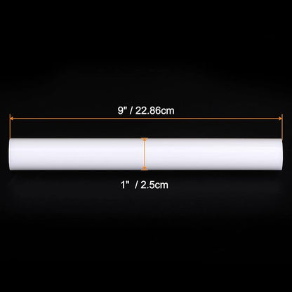 HARFINGTON Acrylic Clay Roller 9 Inch x 1 Inch Solid Non-Stick Plastic Round - Image 2