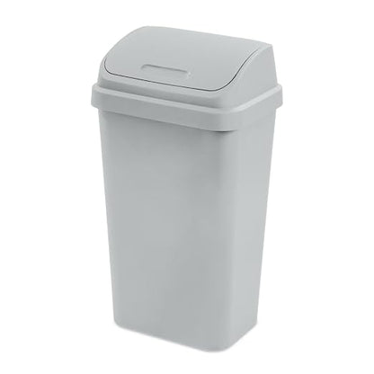 Kitchen Trash Can, 13 Gallon Plastic Garbage Bin by Unknown