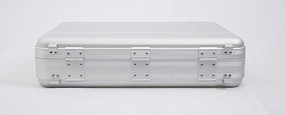 Aluminum Briefcase Metal Toolkit Box TSA Combination Lock Luxury Case with Foam for Wine/Jewellery/Watch/Equipment/Camera