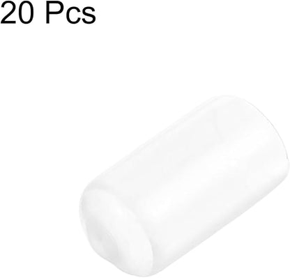 uxcell 20pcs Rubber End Caps Protective Caps 11mm ID Vinyl PVC Round Tube Bolt - Image 2