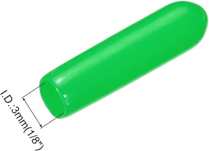 uxcell 20pcs Rubber End Caps 3mm ID Vinyl PVC Round Tube Bolt Cap Cover Screw - Image 3