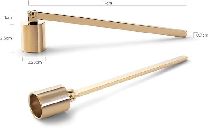 AIM & GGKK Candle Snuffer Antique Brass Candle Extinguisher Accessory - Image 2