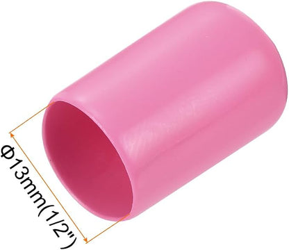 uxcell 20pcs Rubber End Caps 13mm ID Vinyl PVC Round Tube Bolt Cap Cover Screw - Image 3