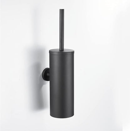 Toilet Brush and Holder Matte Black Toilet Bowl Brush Wall Mounted Toilet Brush - Image 2