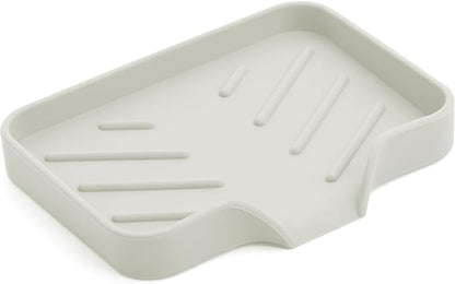 Sponge Holder with Drain Spout, Silicone Sponge Tray by Metopets