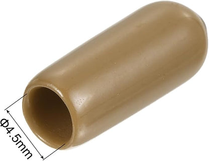 uxcell 20pcs Rubber End Caps 4.5mm ID Vinyl PVC Round Tube Bolt Cap Cover Screw - Image 3