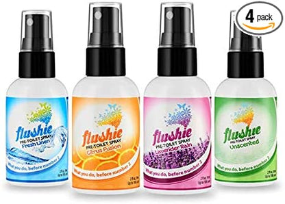 Flushie Pre-Toilet Sprays for Poop Travel Size Toiletries Bathroom Spray for by FlushiePre-ToiletSpray