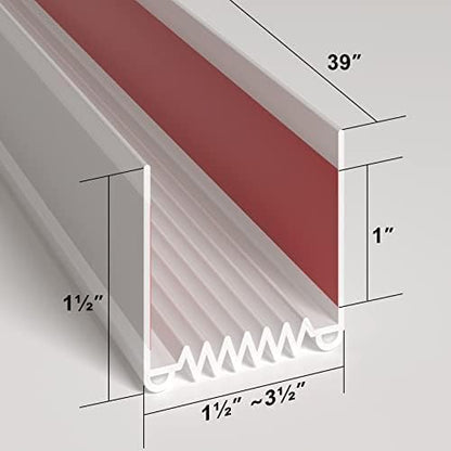 Weather Stripping Door Seal, Strong Adhesive Door Sweep - Image 7