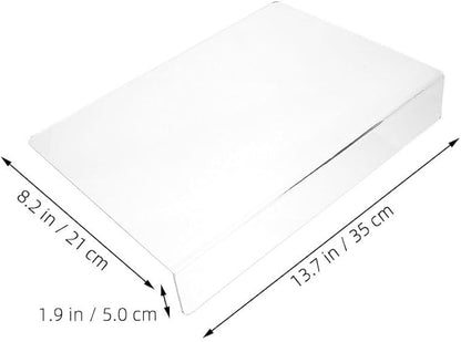 PRETYZOOM Acrylic Kitchen Sink Splash Guard 13.77 X 8.26 Inch Clear Water - Image 5