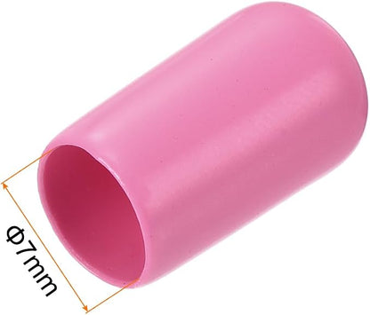 uxcell 20pcs Rubber End Caps 8mm ID Vinyl PVC Round Tube Bolt Cap Cover Screw - Image 3
