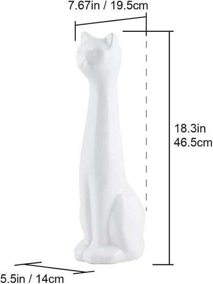 Allure Home Creation Cat 3-Piece Ceramic Toilet Brush Holder & Soap Dispenser - Image 5