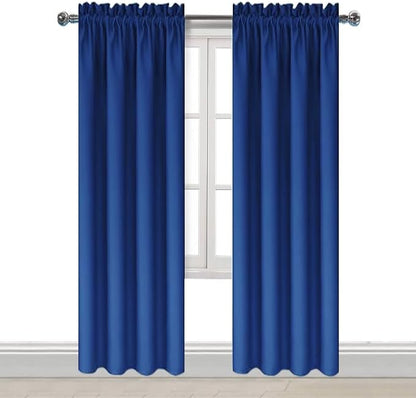 DWCN Blackout Curtains Room Darkening Thermal Insulated Bedroom Curtains Window - Image 9