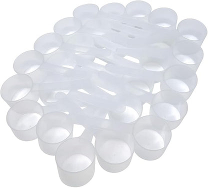 4 Teaspoon Long Handle Plastic Measuring Spoon by Supplement+and+Supply