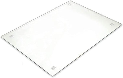 Tempered Glass Cutting Board Long Lasting Clear Glass Scratch, Shatter Resistant - Image 2