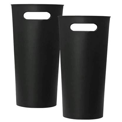 Small Trash Can Plastic Bathroom Wastebasket 3.2 Gallon Slim Garbage Container - Image 5