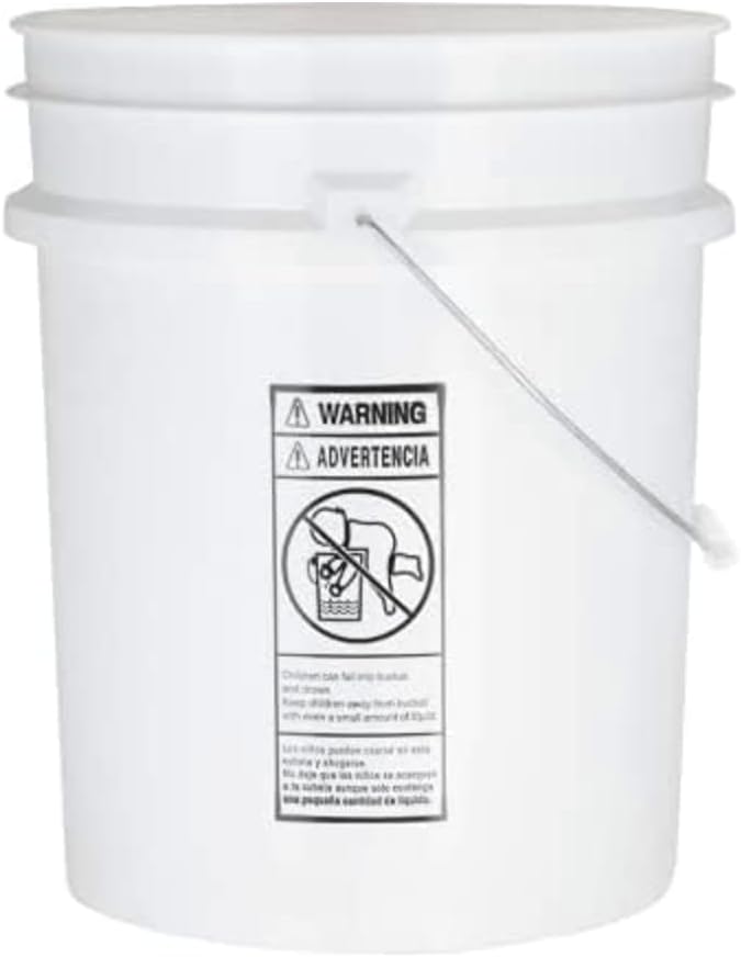 House Naturals 5 Gallon Premium HPDE Plastic Bucket - Image 4