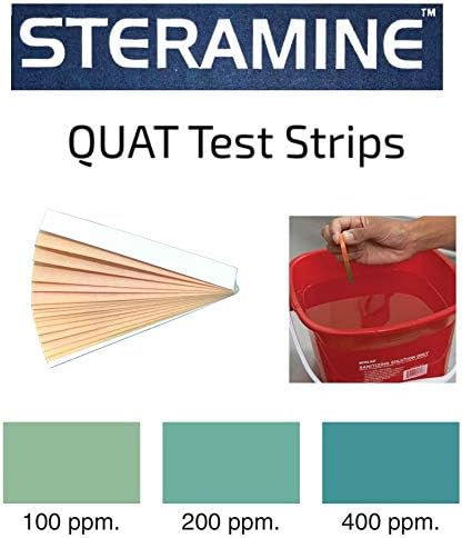 Pack of 6 Steramine Sanitizing Tablets w/ 30x QT-10 Test Strips by FryOilSaver - Image 4