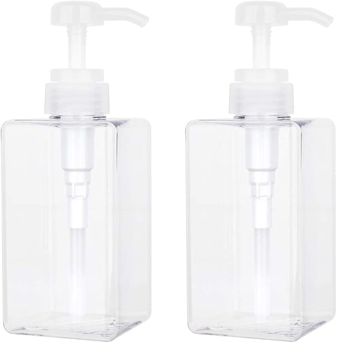Pump Bottle, Refillable Plastic Empty Lotion Soap Dispenser Liquid Container by JiatuA
