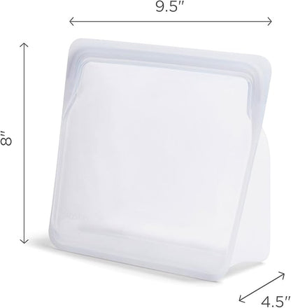 Stasher Premium Silicone Reusable Food Storage Stand-Up Bag Mega, Sous Vide - Image 7