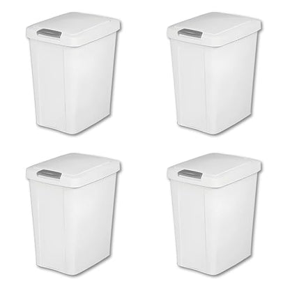7.5 Gallon White Wastebasket - Image 5