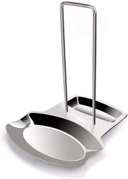 Pot Lid Holder Spoon Rest, Stainless Steel Utensils Pan Pot Cover Lid Rack by ZYHOAOE