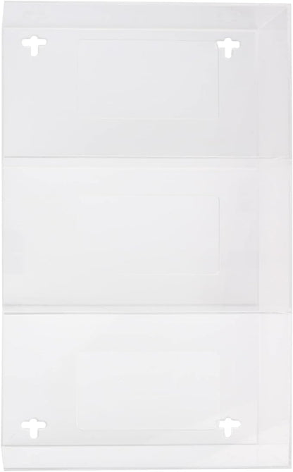 AMERICAN HOSPITAL SUPPLY Wall-Mount Triple Glove Dispenser | Clear Acrylic - Image 2