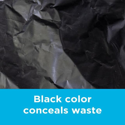 250 Count, 40-45 Gallon Trash Bags, Heavy Duty Black Bags, 45 Gallon - Image 3