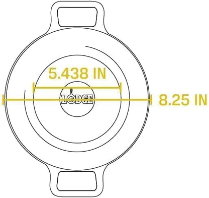 Lodge 8 Inch Pre-Seasoned Cast Iron Skillet - Image 6