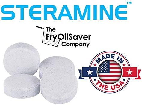 Pack of 6 Steramine Sanitizing Tablets w/ 30x QT-10 Test Strips by FryOilSaver - Image 6