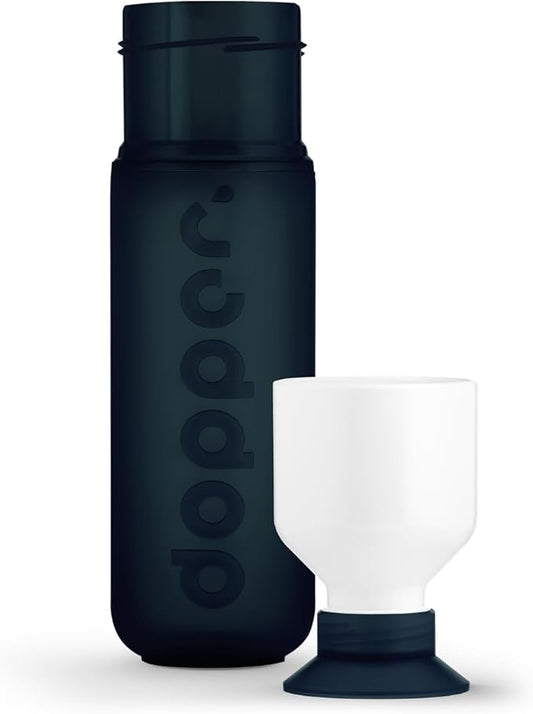 Preserve Dopper Water Bottle, 15.25 Ounce, Dark Spring