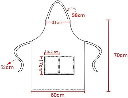 12 Pcs Bib Bulk White Aprons for Women Men Adult Girls Unisex - Image 4