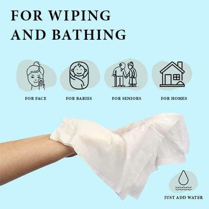 Disposable Dry Wipes, 500 Pack – Ultra Soft Non-Moistened Cleansing Cloths - Image 4