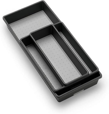 madesmart 3 Bin Drawer Organizer Set, Office & Bathroom, Organizer - Image 3