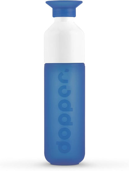 Preserve Dopper Water Bottle, 15.25 Ounce, Pacific Blue