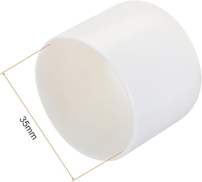 uxcell 20pcs Rubber End Caps 35mm ID Vinyl Round Tube Bolt Cap Cover Screw - Image 3