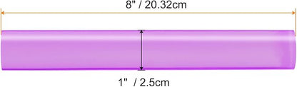 HARFINGTON Acrylic Clay Roller 8 Inch x 1 Inch Solid Non-Stick Plastic Round - Image 2
