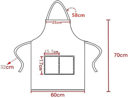 12 Pcs Bib Blue Aprons for Women Men Unisex Adult - Image 4