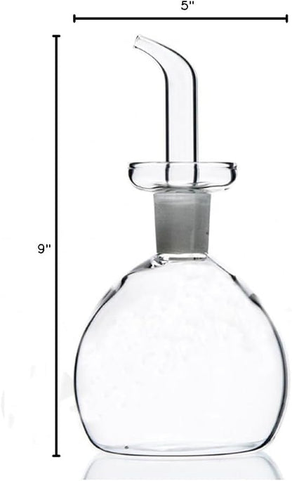 ELETON Cylindrical 28 oz Olive Oil Dispenser Bottle Glass - Image 10