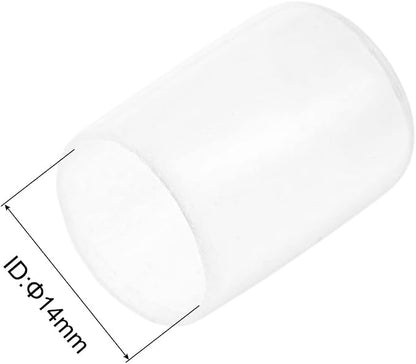 uxcell 20pcs Rubber End Caps Protective Caps 14mm ID Vinyl PVC Round Tube Bolt - Image 3