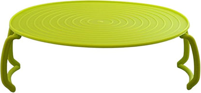 Microwave Multipurpose 4 in 1 Tray Stand Rack Splatter Guard Carry Tray by DependableIndustries