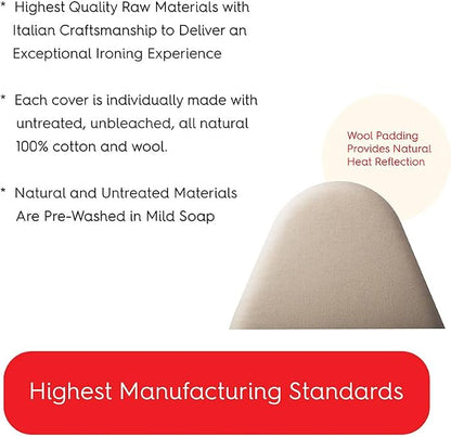 TIVIT Ironing Board Cover 14 x 49 Small Chemical Free Eco-Friendly Padded Covers - Image 9